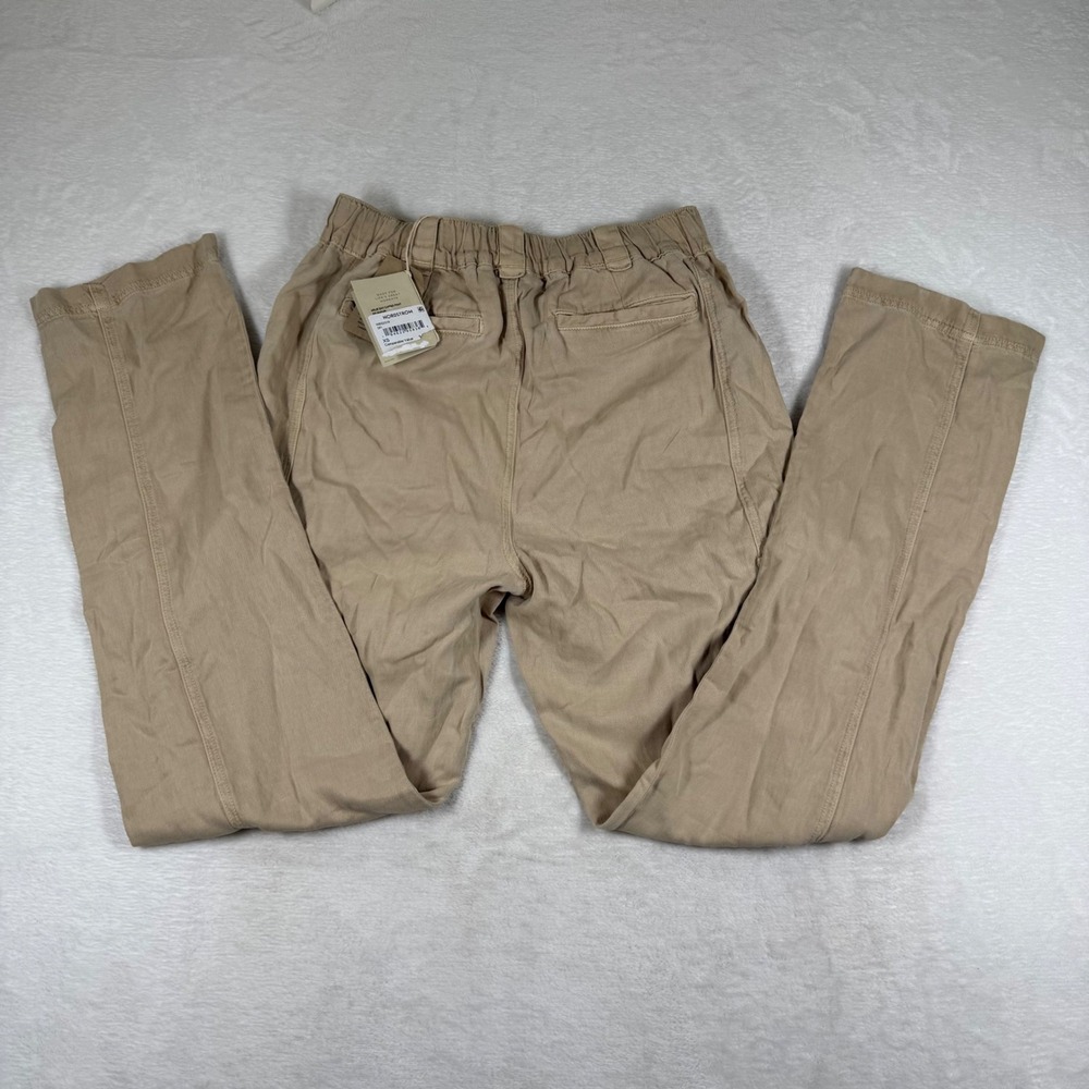 Faherty Brand Organic Cotton Cargo Utility Pants Khaki Tan Women XS NEW
